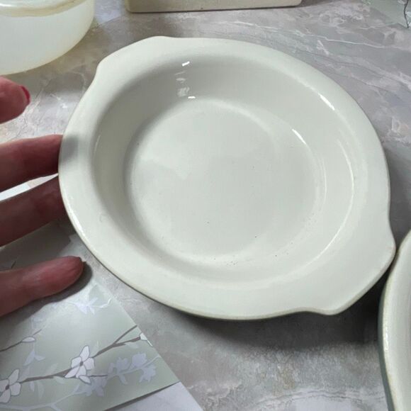 Lot of 2 HALL 512 made in USA Au gratin dishes - Picture 5 of 6